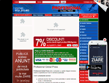 Tablet Screenshot of mediapress.ro